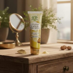 Gold Face Scrub with Real Gold Dust & Walnut - 150 ml